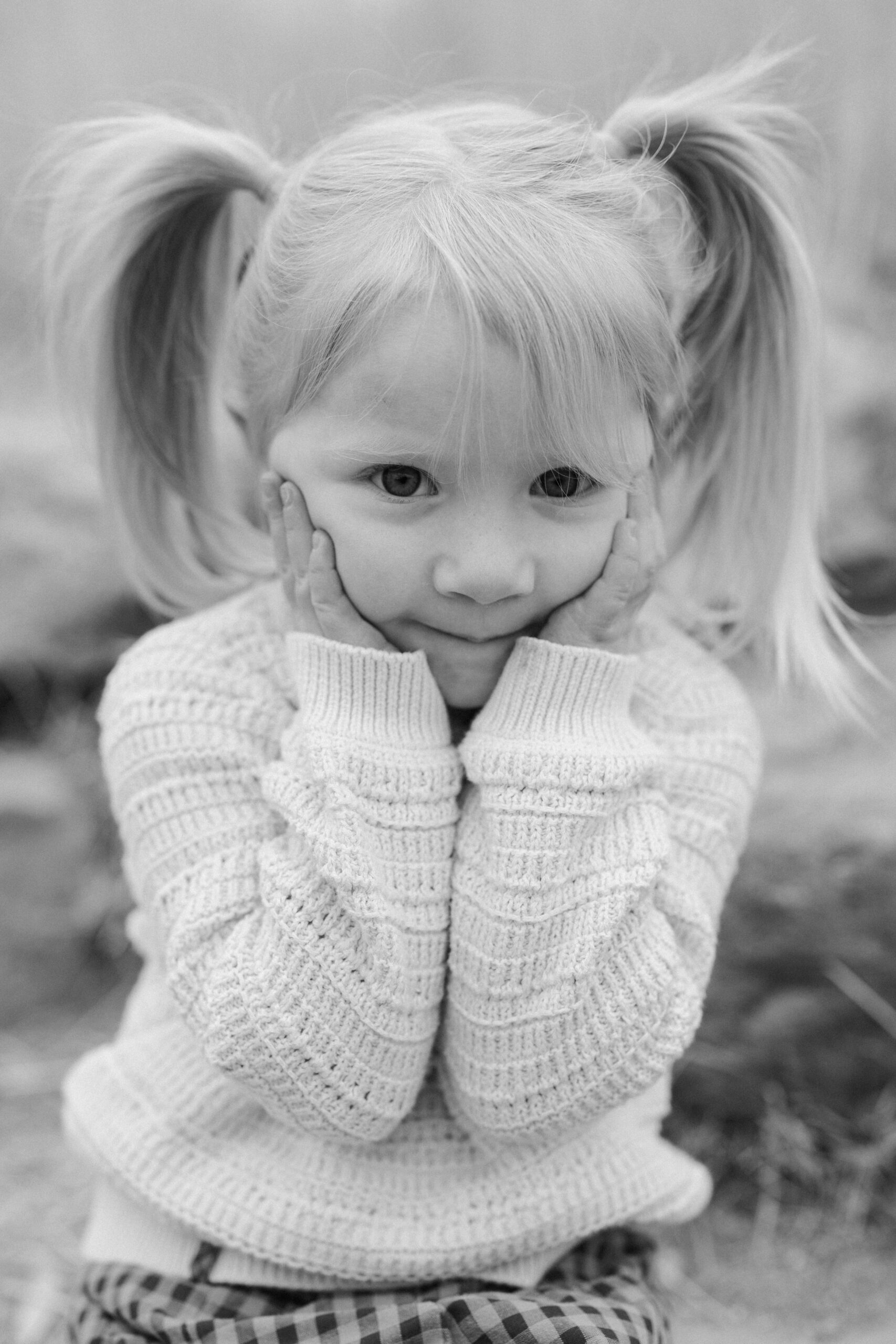 Small child portrait at south boulder peak trailhead